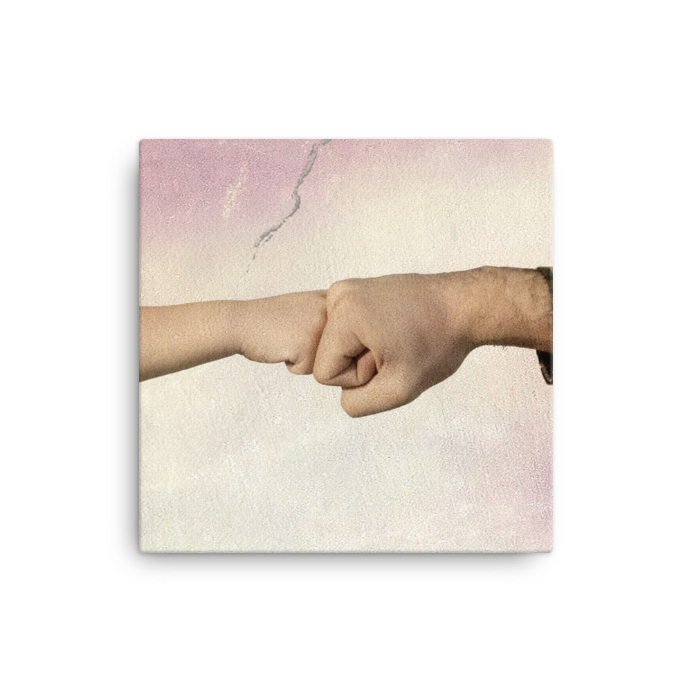 Fist Bump Canvas Print