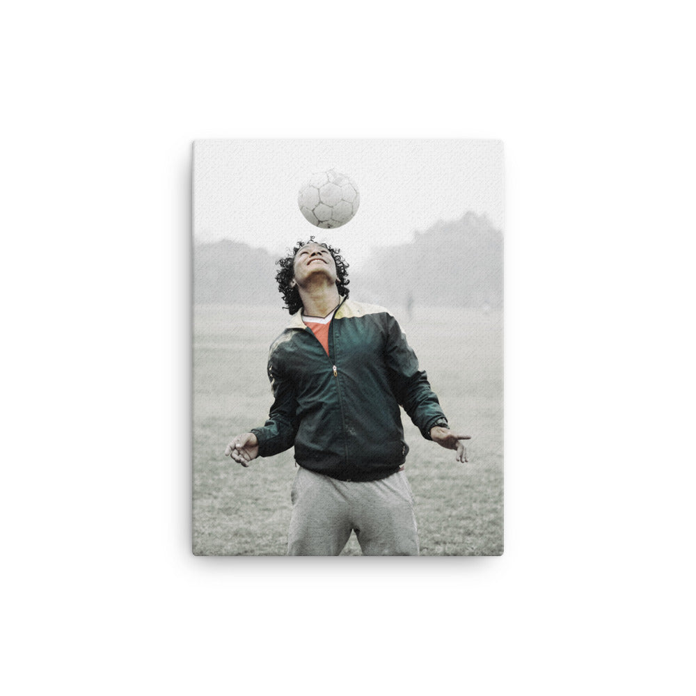 Football Keepy Uppy Canvas Print