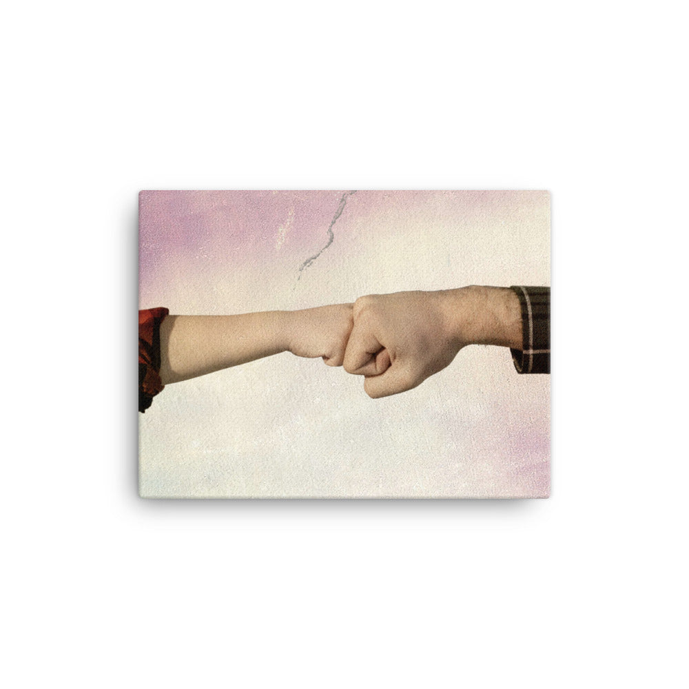 Fist Bump Canvas Print