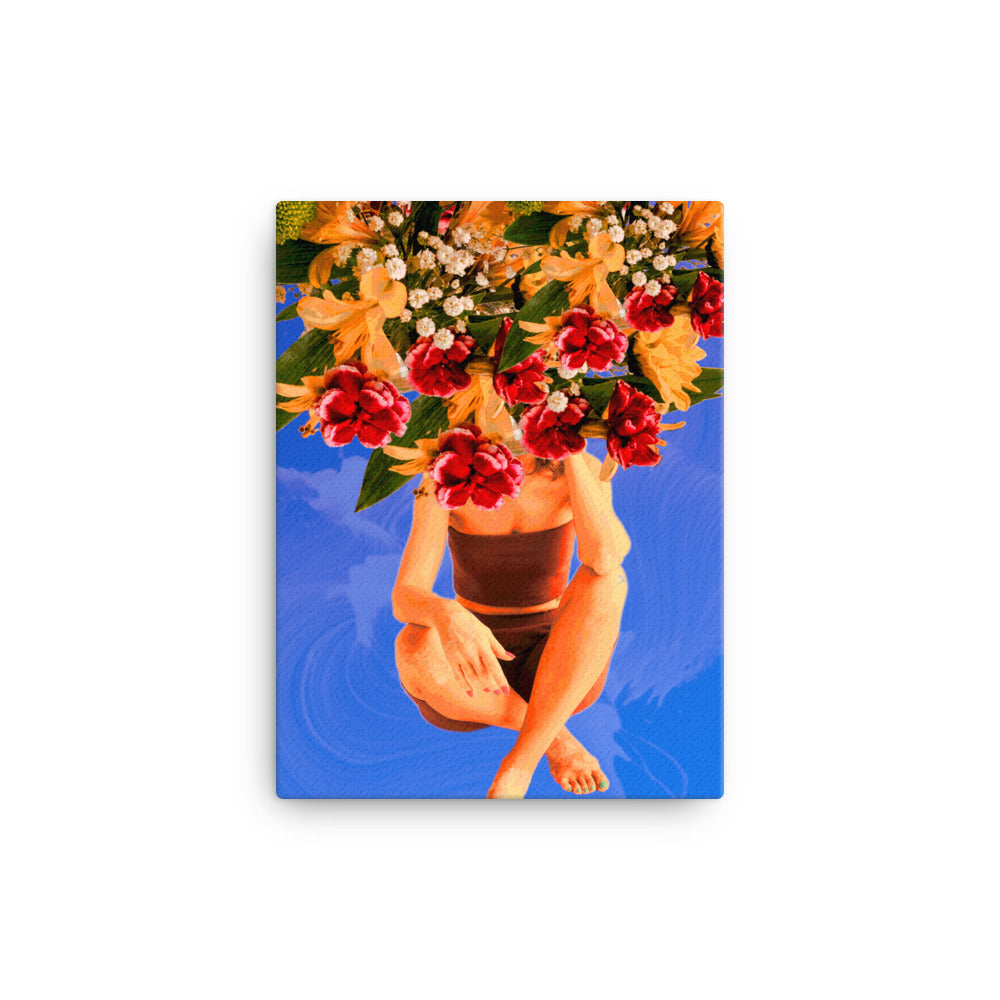 Floral Headspace Canvas Print