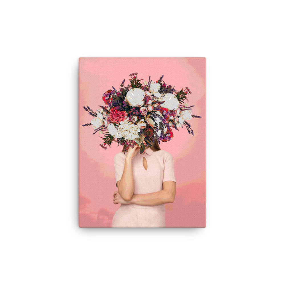 Head in Full Bloom Canvas Print