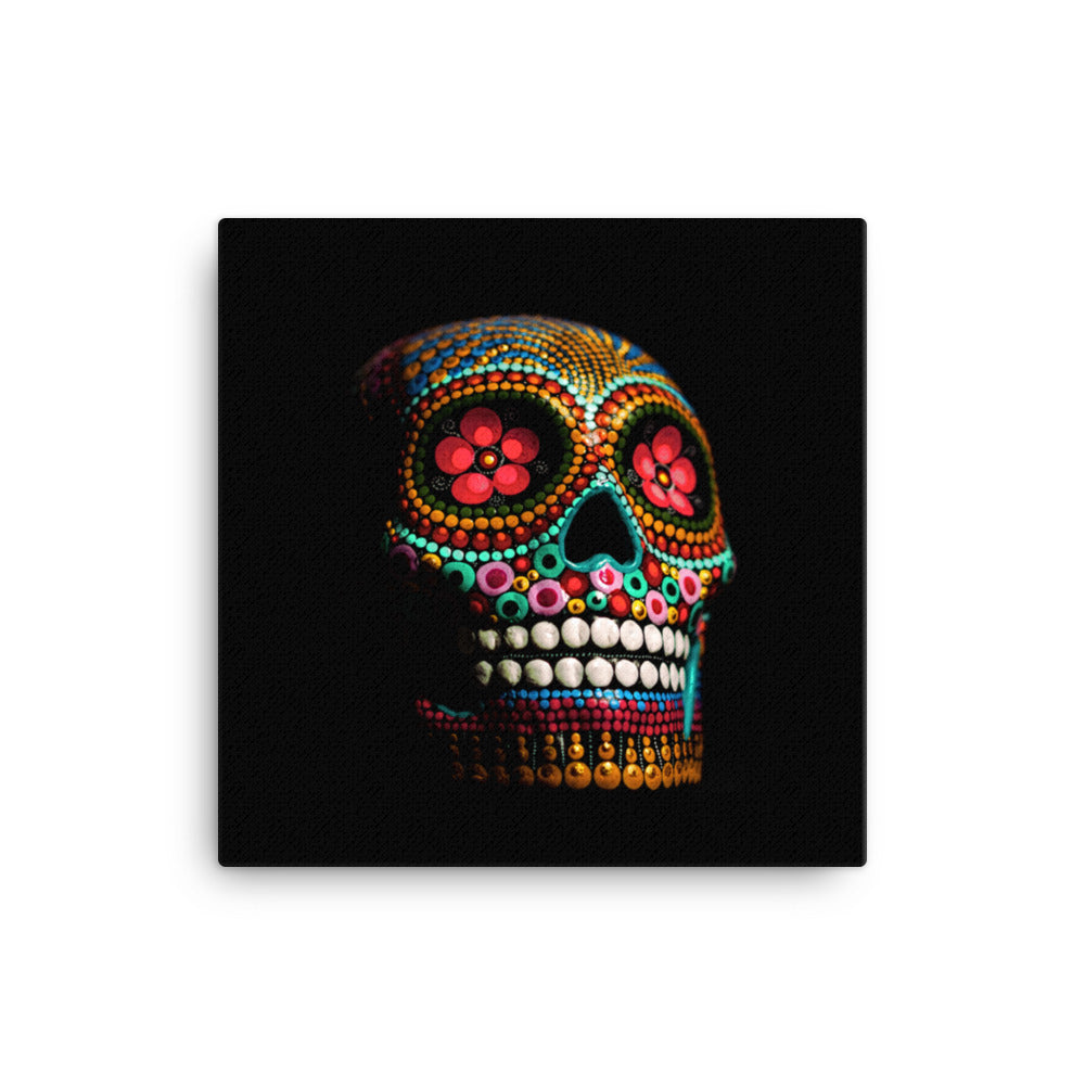 Calavera Skull Canvas Print