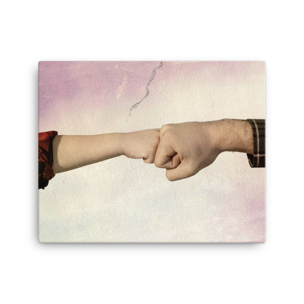 Fist Bump Canvas Print