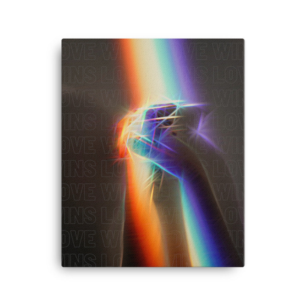 Love Wins Canvas Print