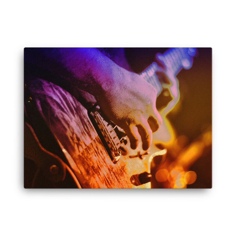 electric guitar canvas print