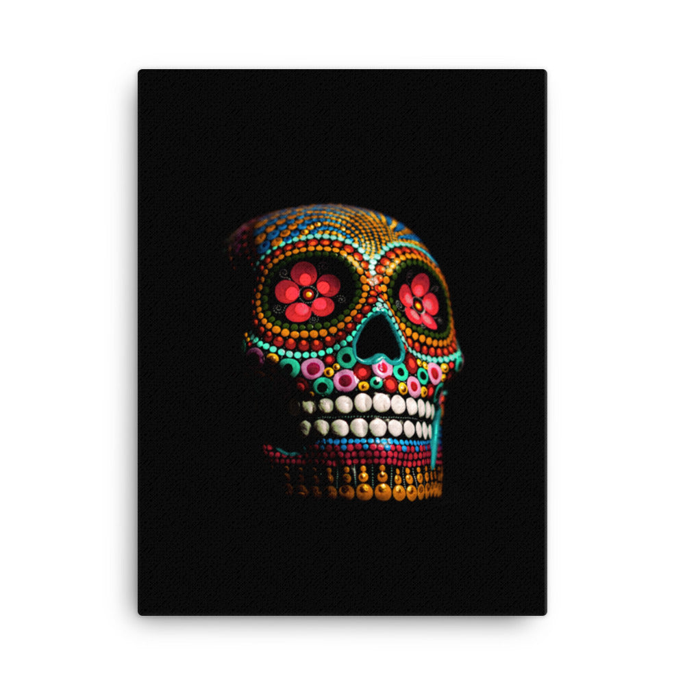 Calavera Skull Canvas Print