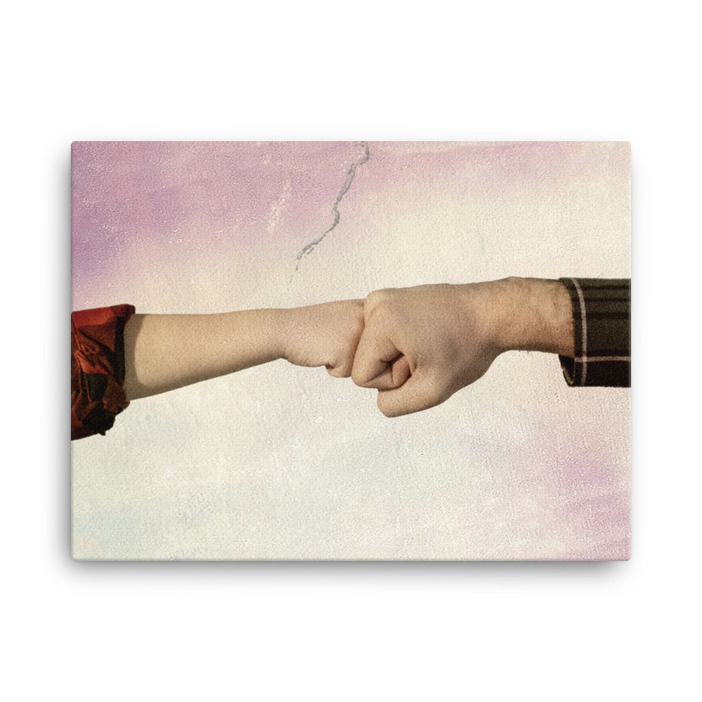Fist Bump Canvas Print
