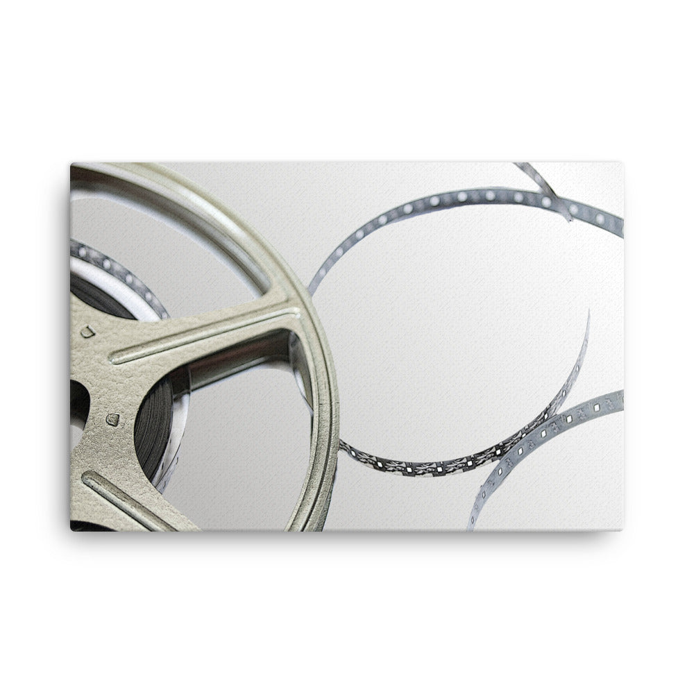 film reel canvas print