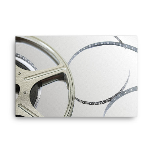 film reel canvas print