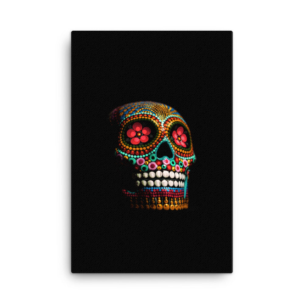 calavera canvas art