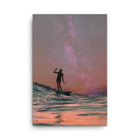 surfing in the galactic sky sunset 