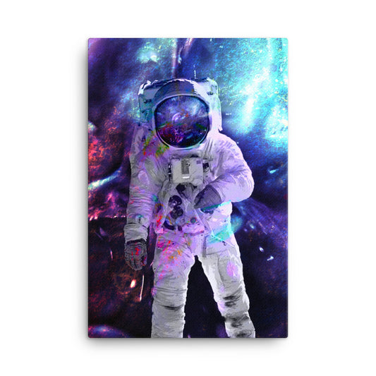 Luminance Space Travel Canvas Print