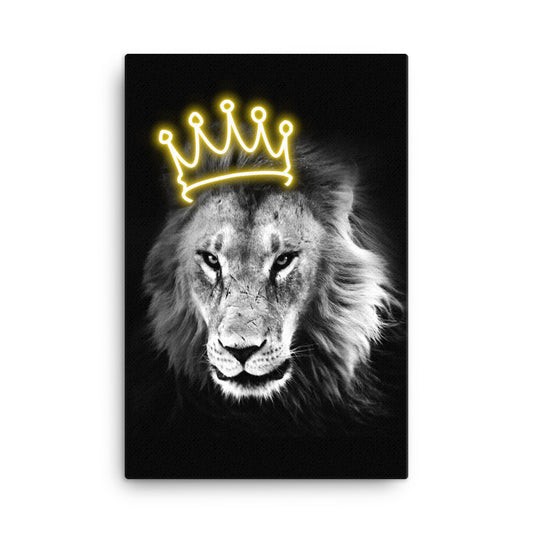 The King Lion Canvas Print