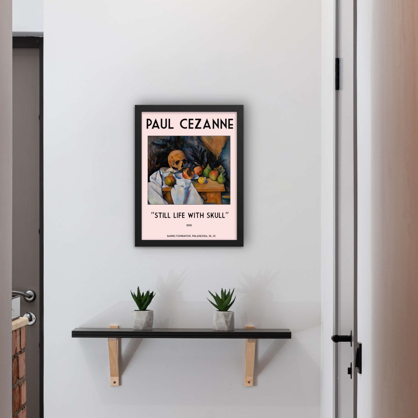 Still Life with Skull by Paul Cezanne Framed Print