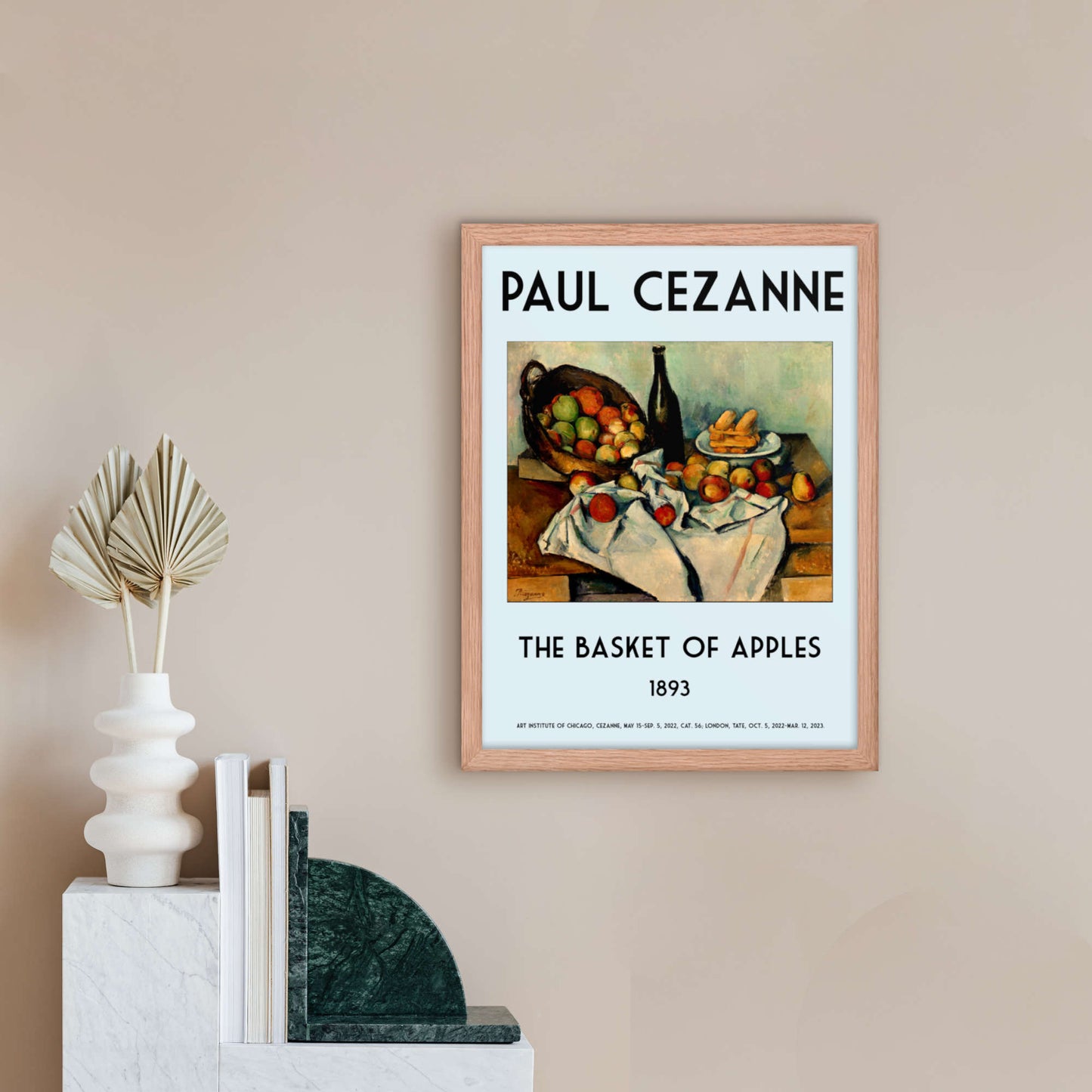 Basket of Apples by Paul Cezanne Framed Print