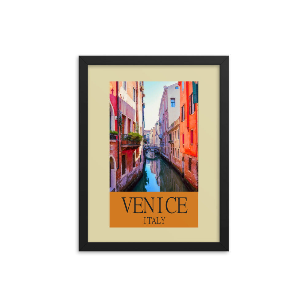 Vacation in Venice, Italy Framed Print