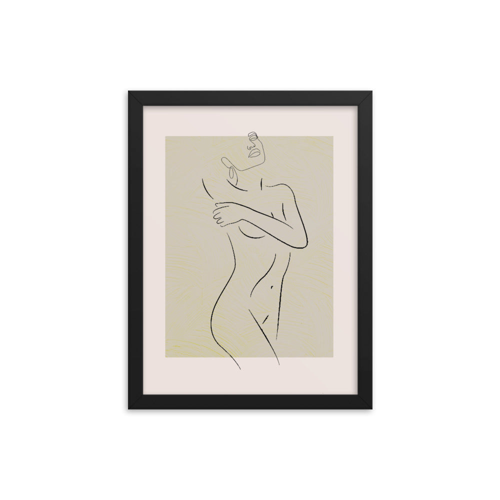 Femme Fetale Body Framed Print
