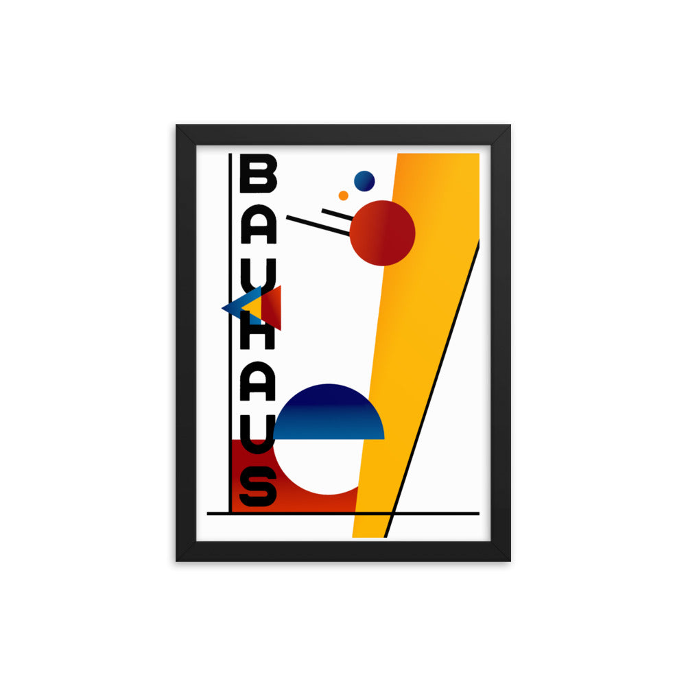 Bauhaus Cosmos Framed Print