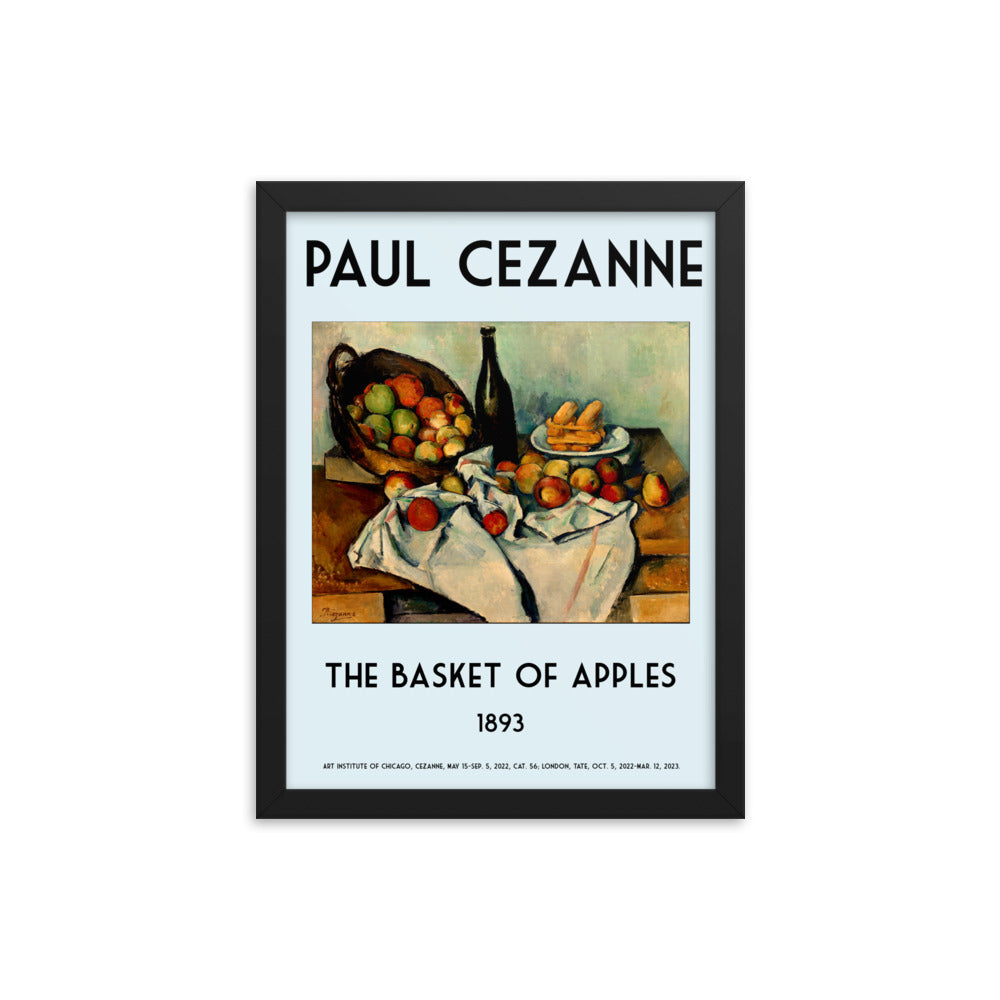 Basket of Apples by Paul Cezanne Framed Print