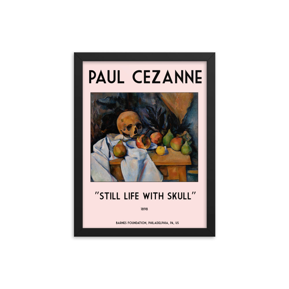 Still Life with Skull by Paul Cezanne Framed Print