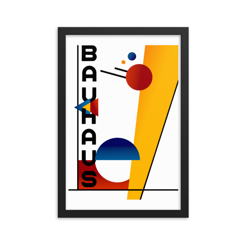 Bauhaus Cosmos Framed Print