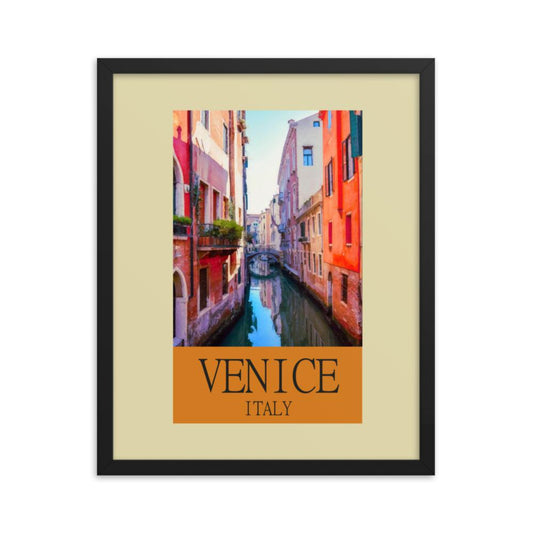Venice, Italy framed poster print 
