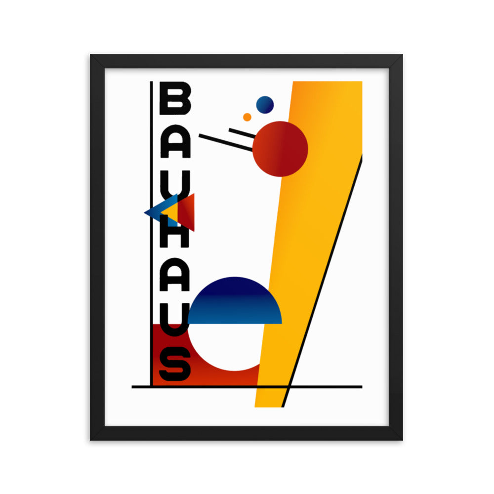 Bauhaus Cosmos Framed Print