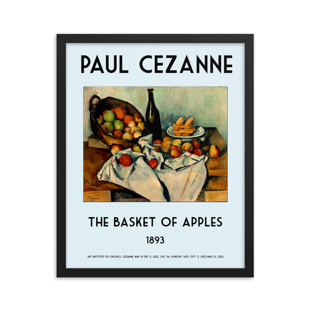 Basket of Apples by Paul Cezanne Framed Print