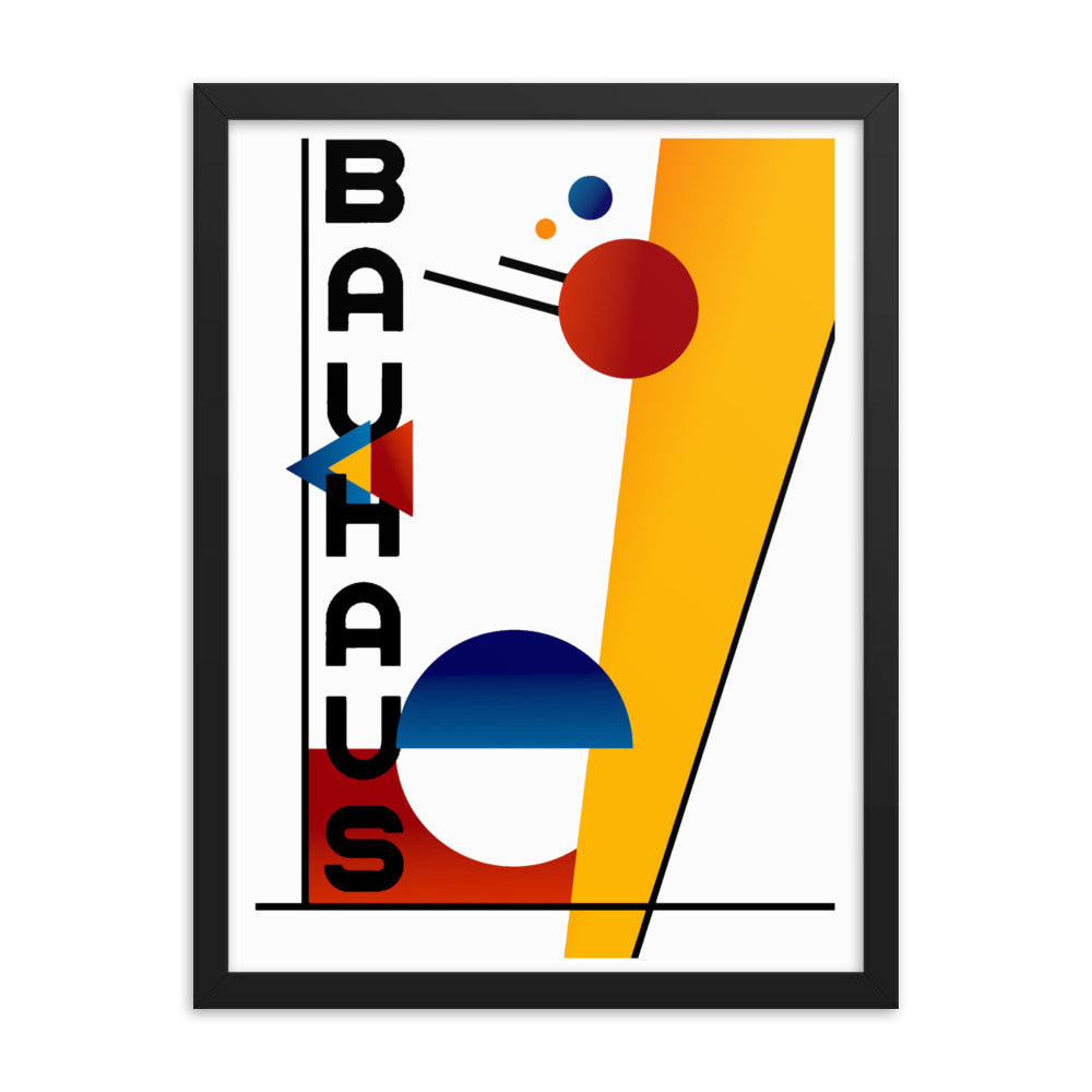 Bauhaus Cosmos Framed Print