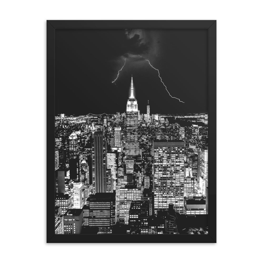 New York Skyline Framed Print