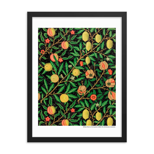 Fruit Pattern - William Morris Framed Print