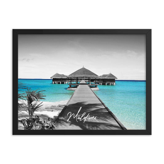 Maldives Framed Print