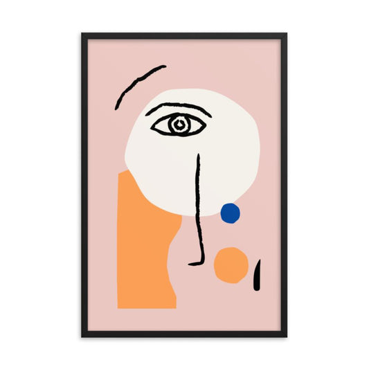 pablo picasso face inspiration wall art print