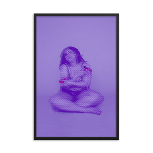 Beauty in Body Pop Art Framed Print