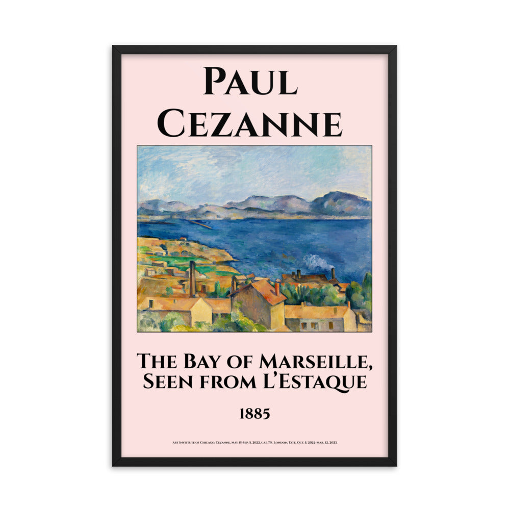 The Bay of Marseille, Seen from L’Estaque by Paul Cezanne Framed Print