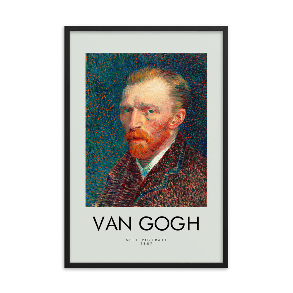 Vincent Van Gogh Self Portrait 1887 Framed Print