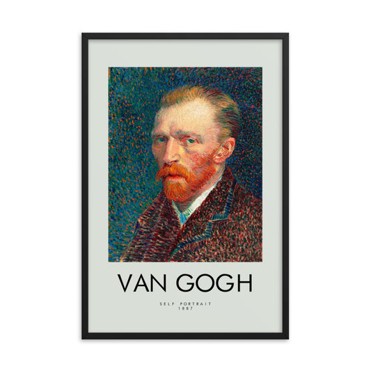 Vincent Van Gogh Self Portrait 1887 Framed Print 