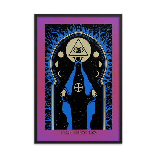 High Priestess Tarot Card Framed Print