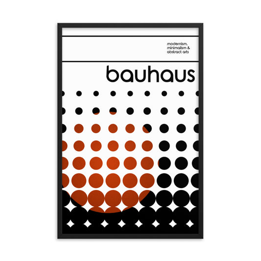 Bauhaus Transient Framed Print