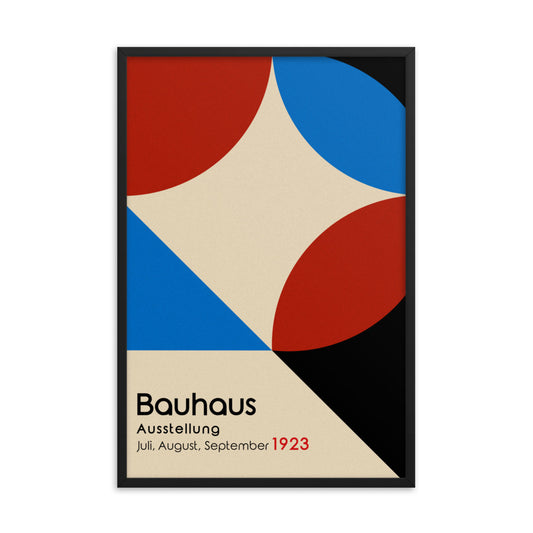 Bauhaus Shapes Framed Print
