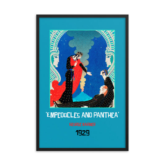 Empedocles and Panthea (1929) Framed Print