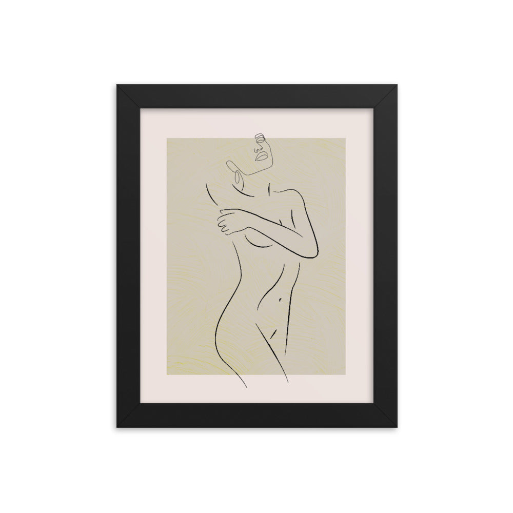 Femme Fetale Body Framed Print