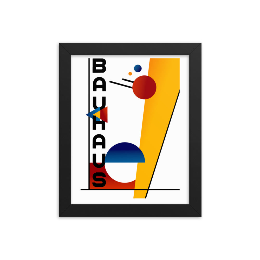 Bauhaus Cosmos Framed Print