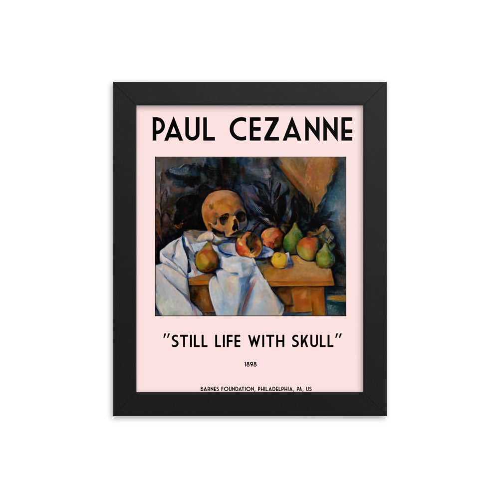 Still Life with Skull by Paul Cezanne Framed Print