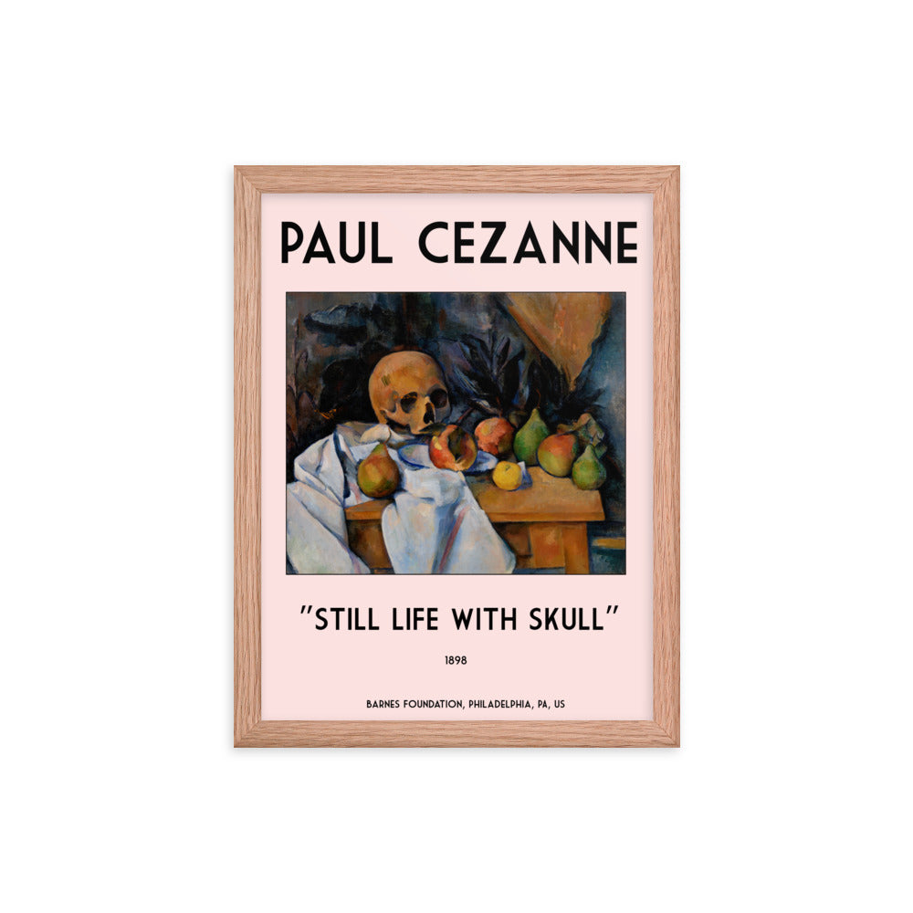 Still Life with Skull by Paul Cezanne Framed Print