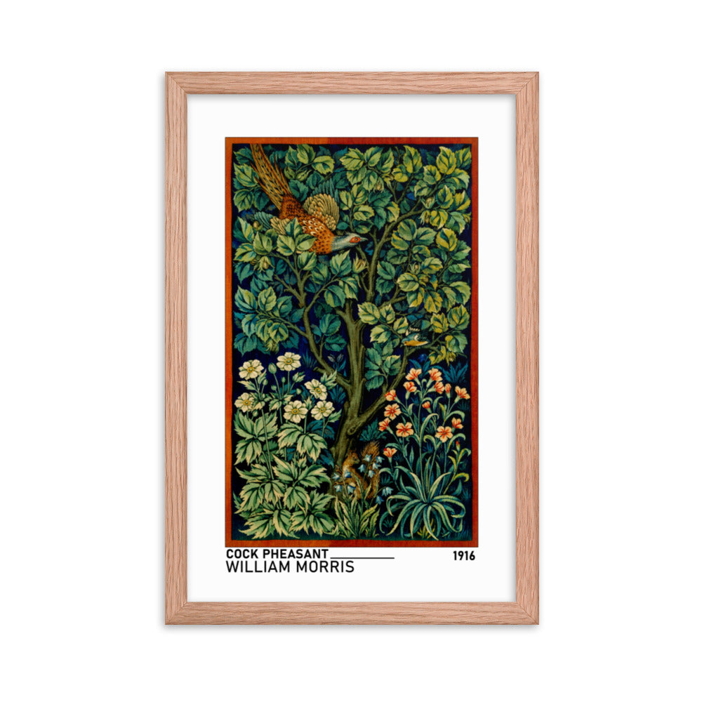 William Morris - Cock Pheasant Framed Print