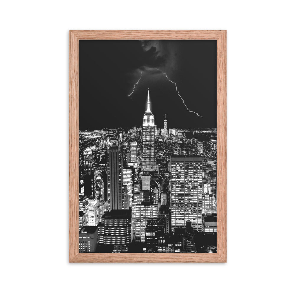New York Skyline Framed Print
