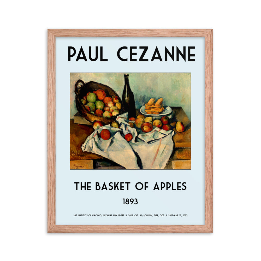 Basket of Apples by Paul Cezanne Framed Print