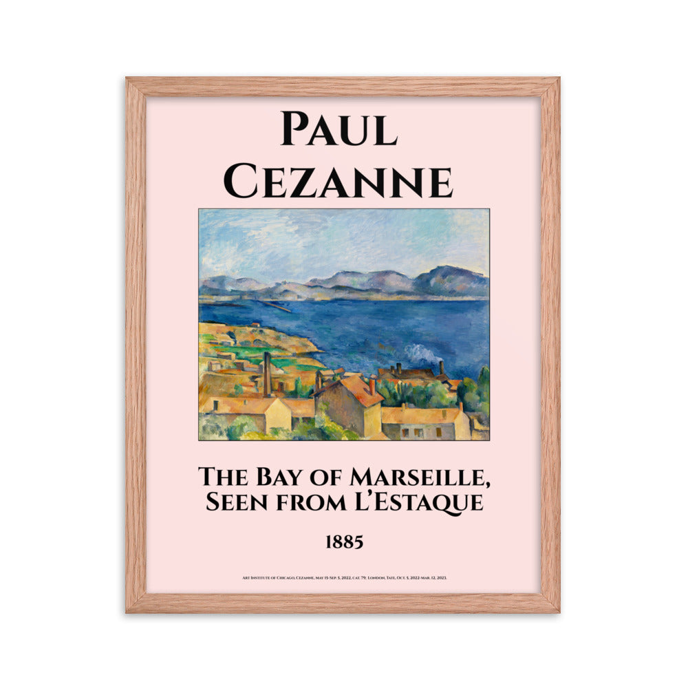 The Bay of Marseille, Seen from L’Estaque by Paul Cezanne Framed Print