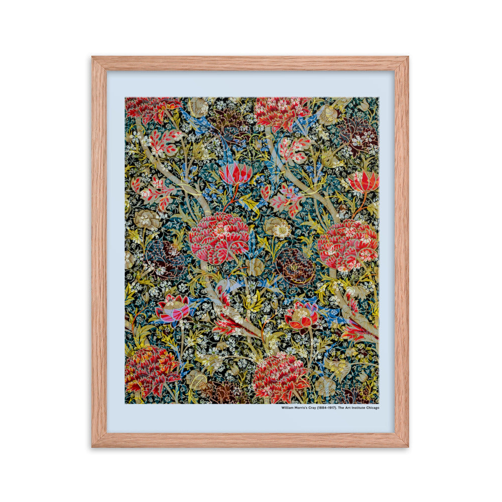 Cray - William Morris Framed Print